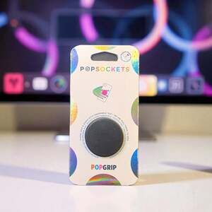 Black PopSockets PopGrip Phone Grip & Stand
